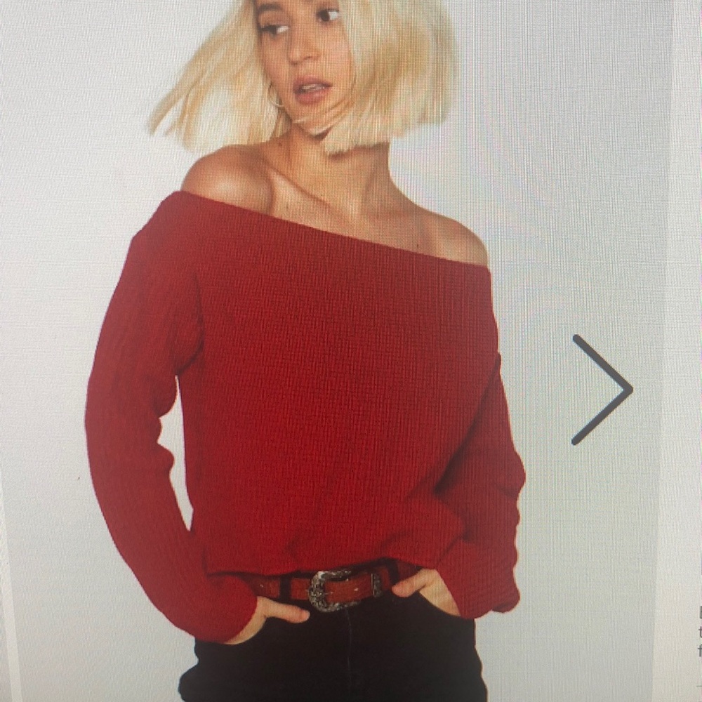 Knit Off shoulder sweater
